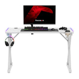 Huzaro Hero 2.3 RGB White 120 cm gaming desk - image 18