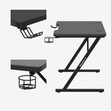 Huzaro Hero 2.5 Black 120 cm gaming desk - image 3