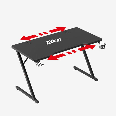Huzaro Hero 2.5 Black 120 cm gaming desk - image 5