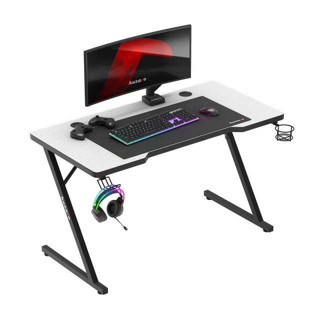 Huzaro Hero 2.5 White 120 cm gaming desk - image 1