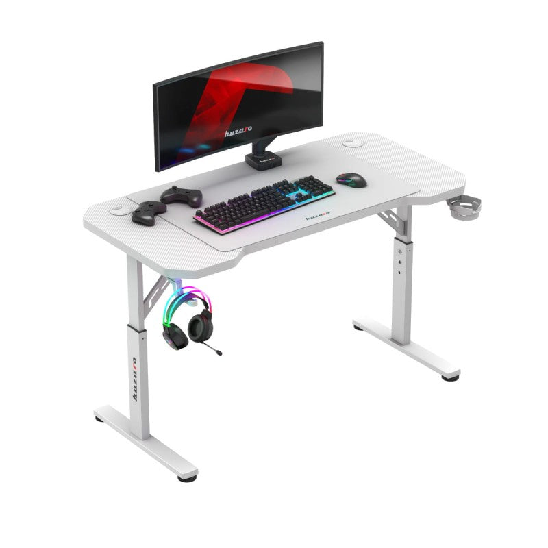 Huzaro Hero 2.6 White 120 cm gaming desk - image 1