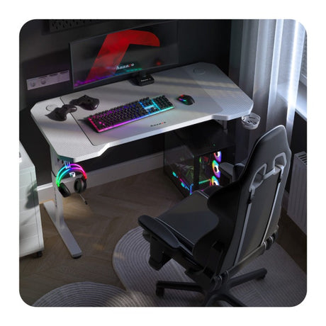 Huzaro Hero 2.6 White 120 cm gaming desk - image 4
