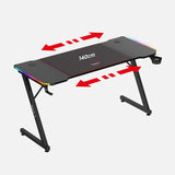 Huzaro Hero 3.3 Black 140 cm gaming desk - image 8
