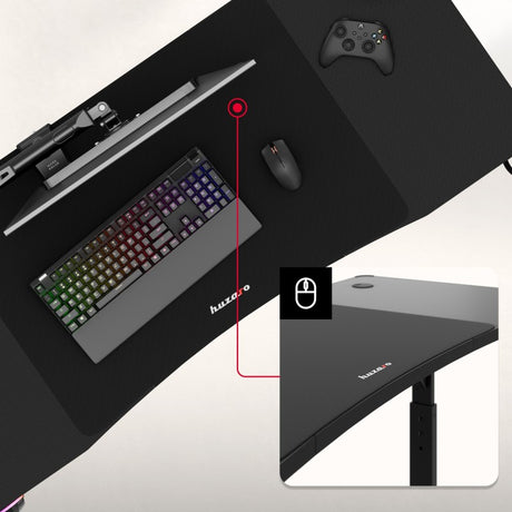 Huzaro Hero 3.6 gaming desk Black - image 3