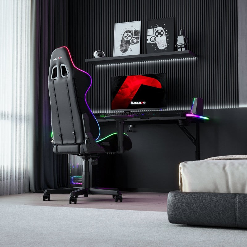 Huzaro Hero 3.6 RGB Black gaming desk - image 5