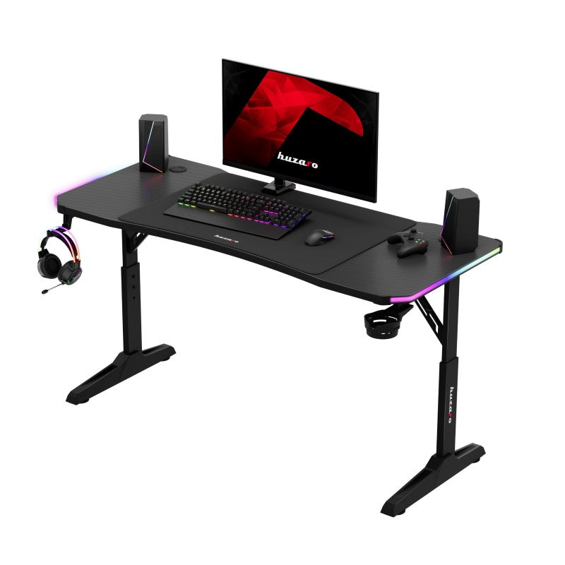 Huzaro Hero 3.6 RGB Black gaming desk - image 7