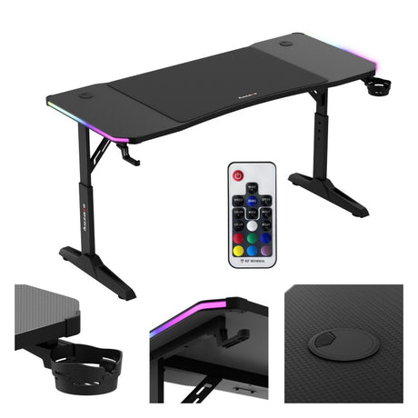 Huzaro Hero 3.6 RGB Black gaming desk - image 12