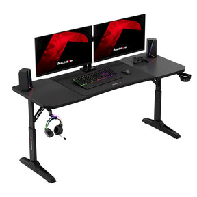 Huzaro Hero 4.6 Black 160 cm gaming desk - image 1