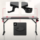 Huzaro Hero 4.6 Black 160 cm gaming desk - image 3