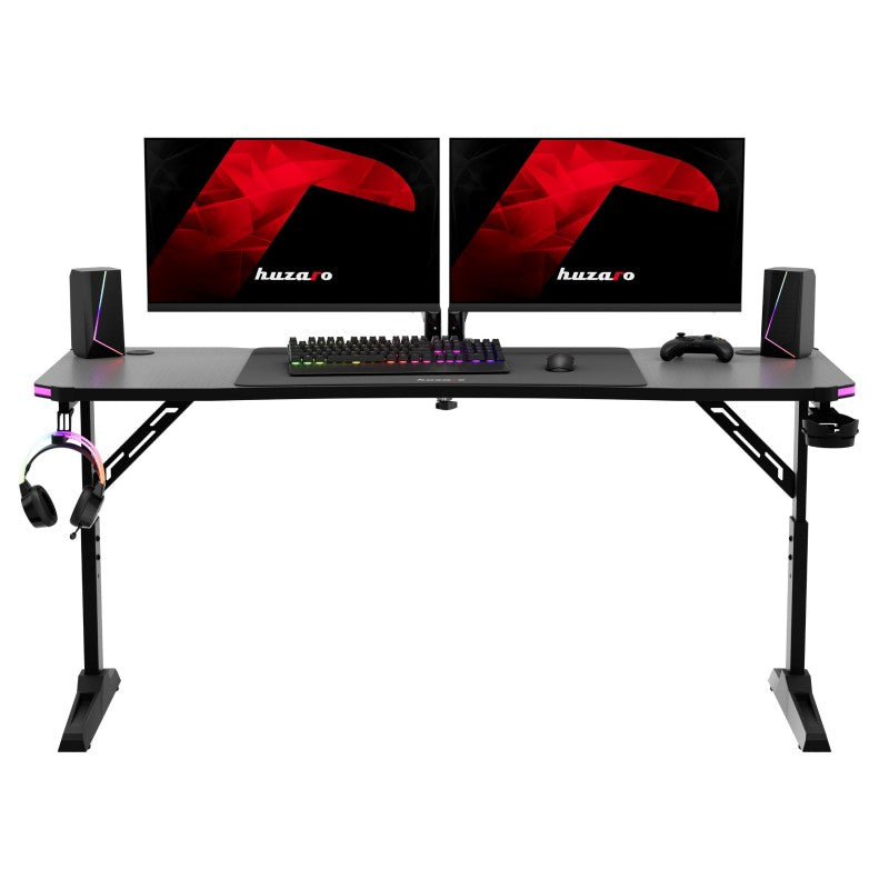 Huzaro Hero 4.6 RGB Black 160 cm gaming desk - image 25