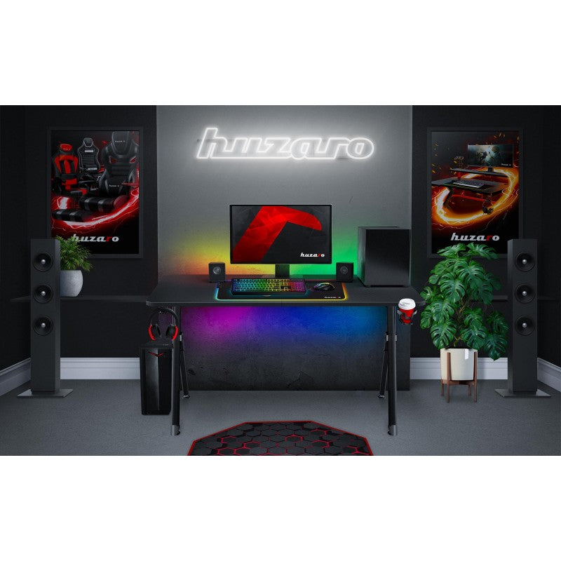 Huzaro Hero 4.7 Black 160 cm gaming desk - image 13