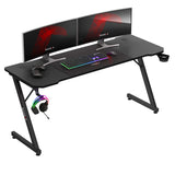 Huzaro Hero 4.8 Black 160 cm gaming desk - image 1