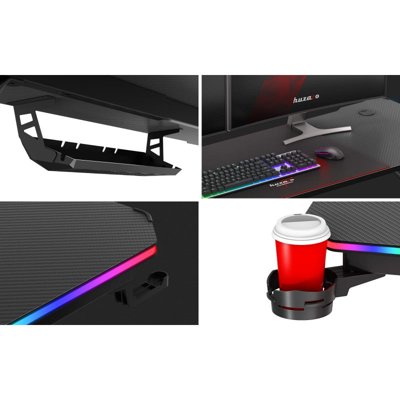 Huzaro Hero 4.8 RGB 160 cm gaming desk - image 18