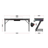 Huzaro Hero 4.8 RGB 160 cm gaming desk - image 19