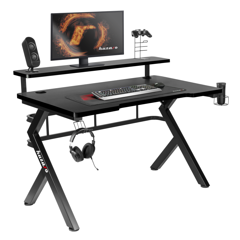 Huzaro Hero 5.0 Black 120 cm gaming desk - image 1