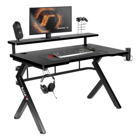 Huzaro Hero 5.0 Black 120 cm gaming desk - image 1