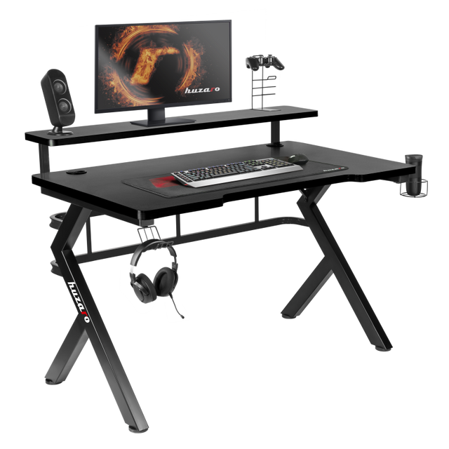 Huzaro Hero 5.0 Black 120 cm gaming desk - image 1