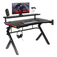 Huzaro Hero 5.0 RGB Black 120 cm gaming desk - image 1