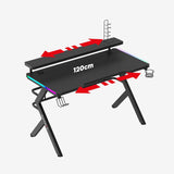 Huzaro Hero 5.0 RGB Black 120 cm gaming desk - image 3