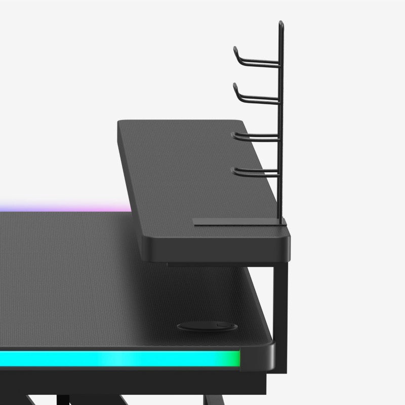Huzaro Hero 5.0 RGB Black 120 cm gaming desk - image 4