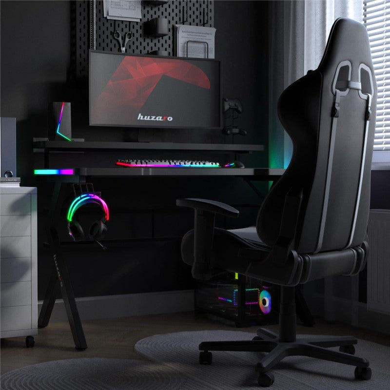 Huzaro Hero 5.0 RGB Black 120 cm gaming desk - image 5
