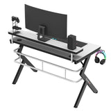 Huzaro Hero 5.0 White 120 cm gaming desk - image 7