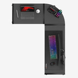 Huzaro Hero 6.0 Black 147 cm corner gaming desk - image 3