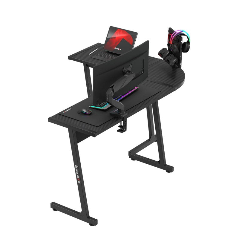 Huzaro Hero 6.0 Black 147 cm corner gaming desk - image 5