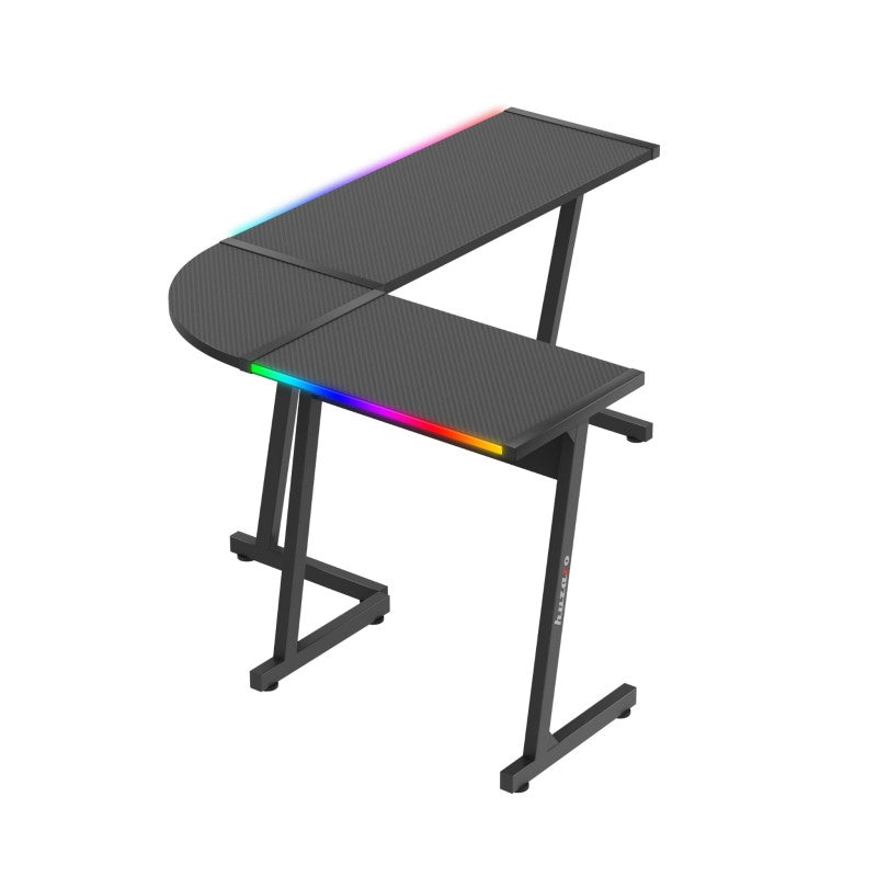 Huzaro Hero 6.0 RGB Black 147 cm corner gaming desk - image 6