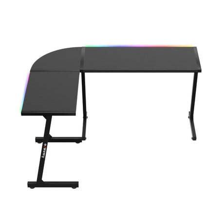 Huzaro Hero 6.0 RGB Black 147 cm corner gaming desk - image 8