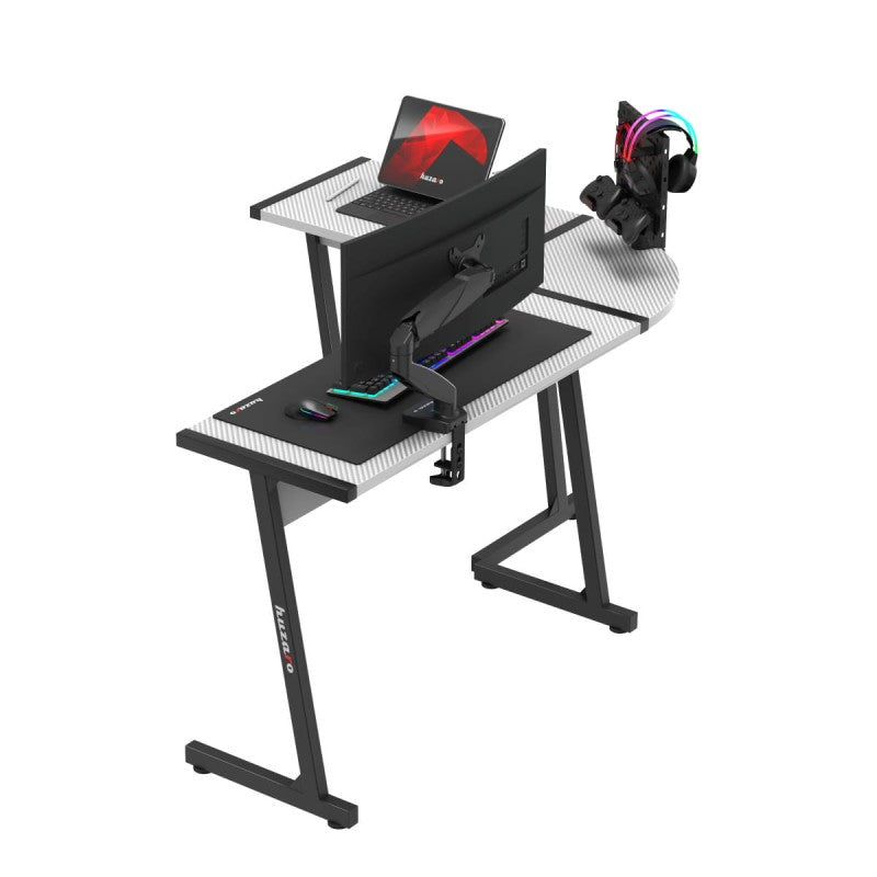 Huzaro Hero 6.0 White 147 cm corner gaming desk - image 6