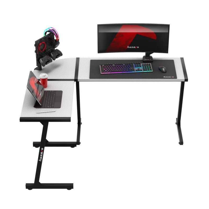 Huzaro Hero 6.0 White 147 cm corner gaming desk - image 10