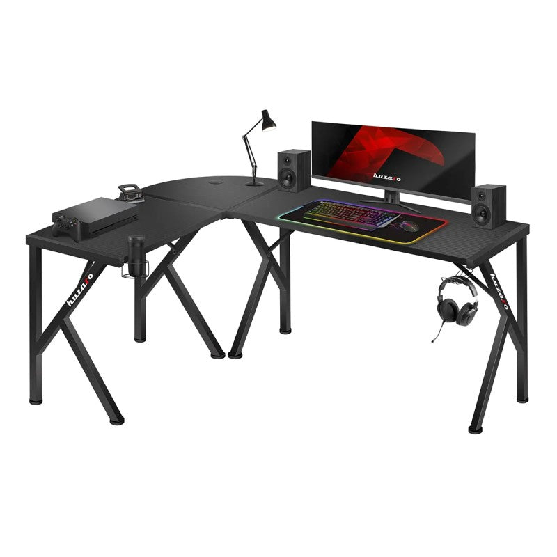 Huzaro Hero 6.3 Black 154 cm corner gaming desk - image 1