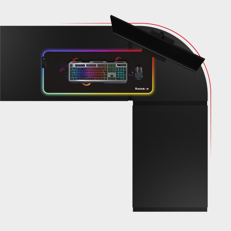 Huzaro Hero 6.3 Black 154 cm corner gaming desk - image 3