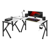 Huzaro Hero 6.3 White 154 cm corner gaming desk - image 1