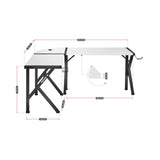 Huzaro Hero 6.3 White 154 cm corner gaming desk - image 13