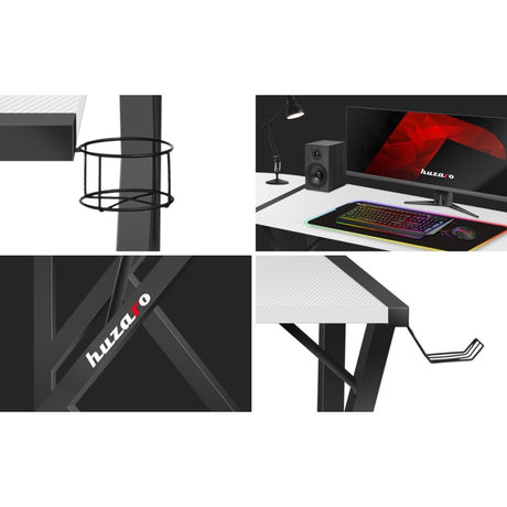 Huzaro Hero 6.3 White 154 cm corner gaming desk - image 14