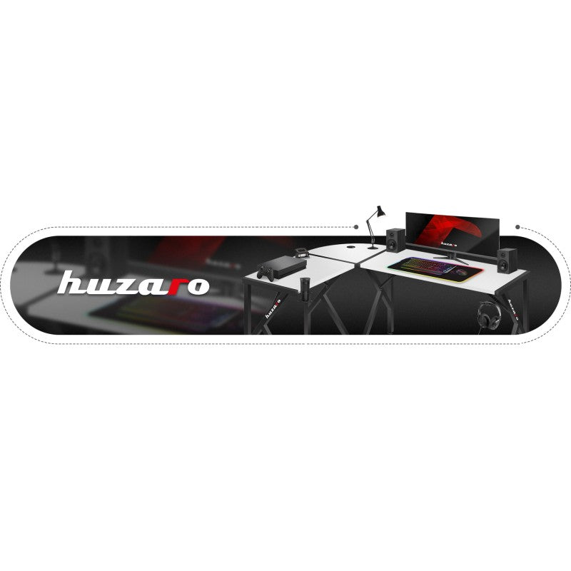 Huzaro Hero 6.3 White 154 cm corner gaming desk - image 21