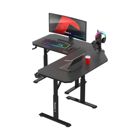 Huzaro Hero 7.3 Black 140 cm adjustable corner gaming desk - image 7