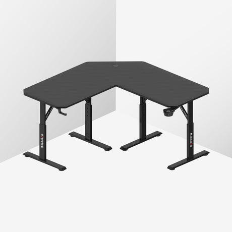 Huzaro Hero 7.3 Black 140 cm adjustable corner gaming desk - image 11