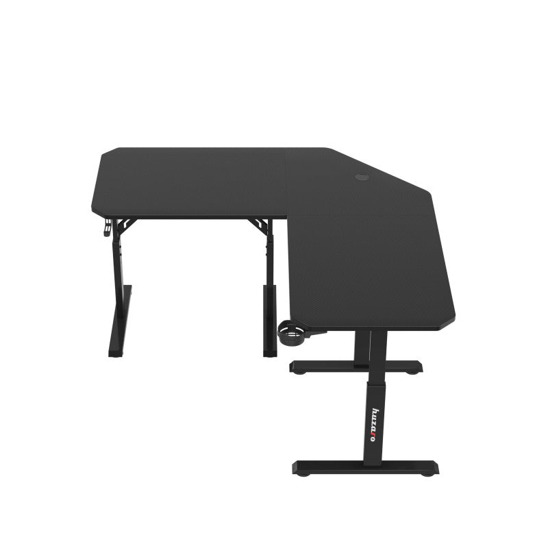 Huzaro Hero 7.3 Black 140 cm adjustable corner gaming desk - image 17