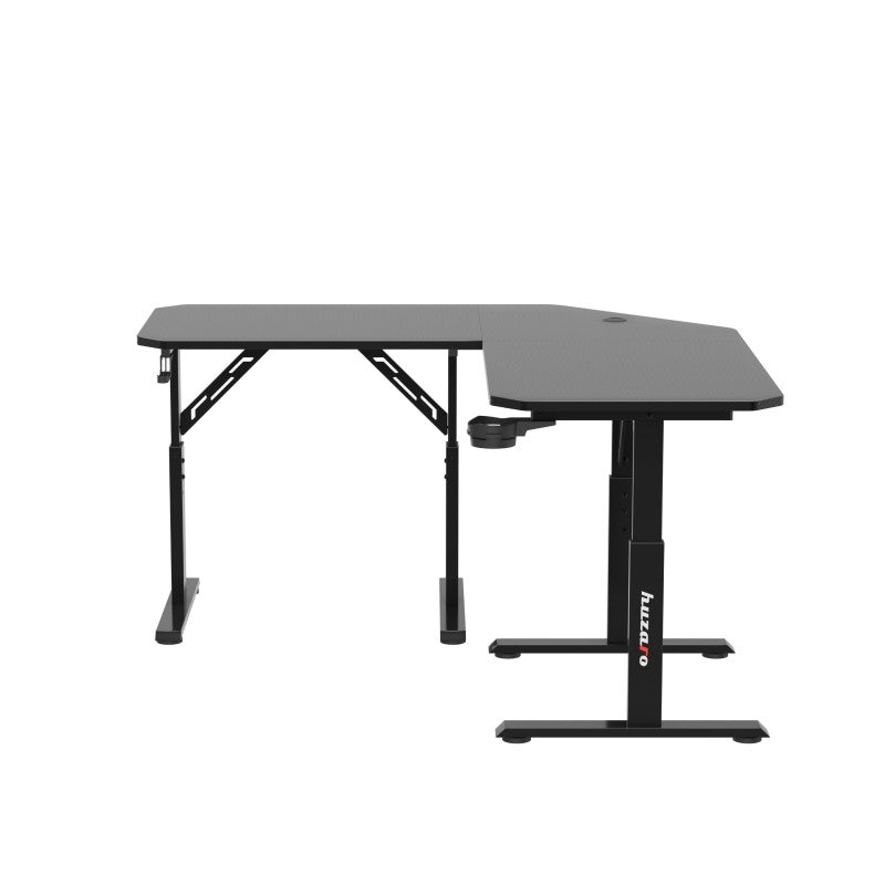 Huzaro Hero 7.3 Black 140 cm adjustable corner gaming desk - image 19