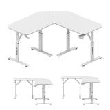 Huzaro Hero 7.3 White 140 cm adjustable corner gaming desk - image 9