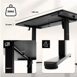 Huzaro Hero 8.1 Black electric gaming desk - image 14