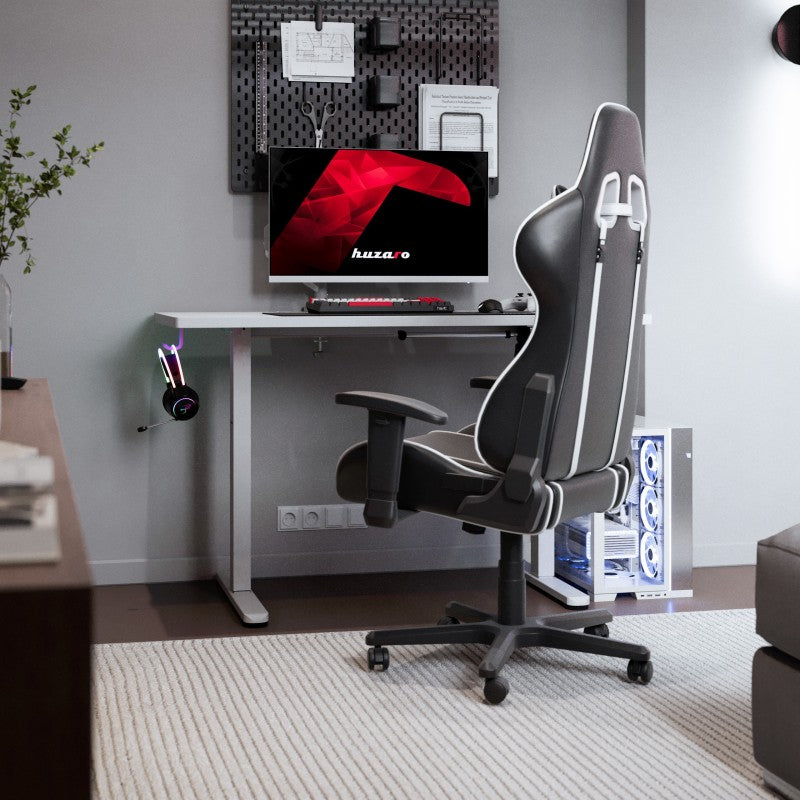 Huzaro Hero 8.1 White electric gaming desk - image 3