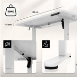 Huzaro Hero 8.1 White electric gaming desk - image 13