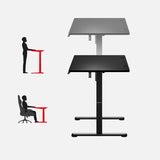 Huzaro Hero 8.2 Black 120 cm electric gaming desk - image 4