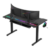 Huzaro Hero 8.7 RGB Black 140 cm electric gaming desk - image 6