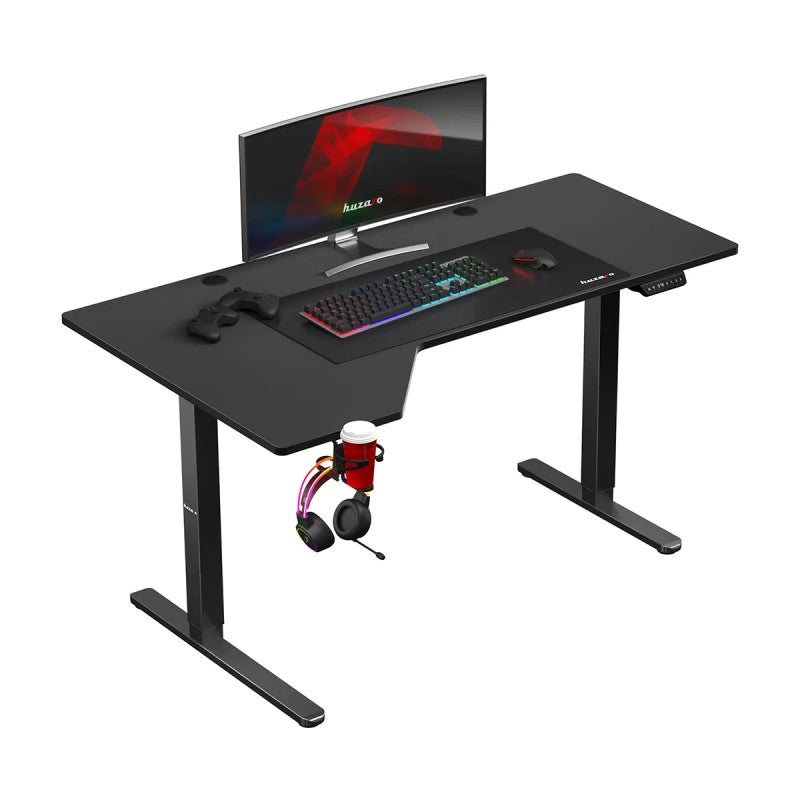 Huzaro Hero 9.1 Black 145 cm gaming desk - image 1