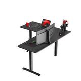 Huzaro Hero 9.5 Black 160 cm electric corner gaming desk - image 5